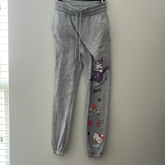 Hello Kitty Gray  Joggers - Picture 1 of 1